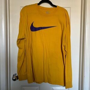 Nike yellow long sleeve
